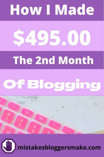 how-i-made-$495-the-2nd-month-of-blogging
